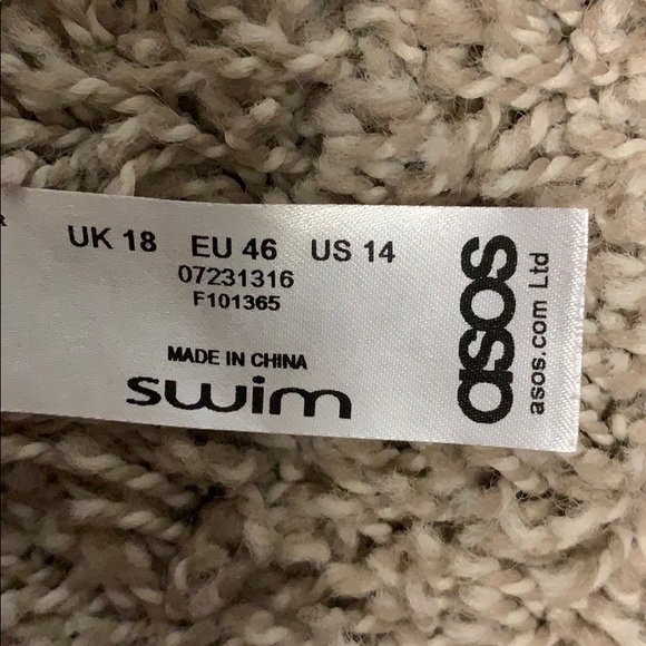 ASOS EMBELLISHED BLUSH BIKINI TOP - Picture 6 of 6